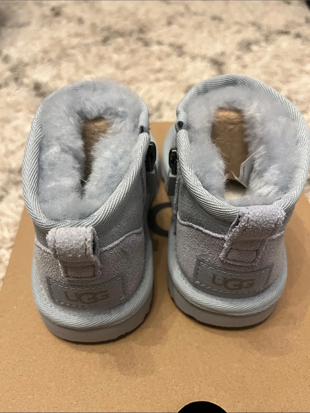 UGG toddler classic ultra mini boot. Size 11. Sea foam. Green. Blue. New in box.
